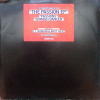 Album cover art for The Passion EP by Rectangle Triangle, featuring abstract geometric design in vibrant colors.