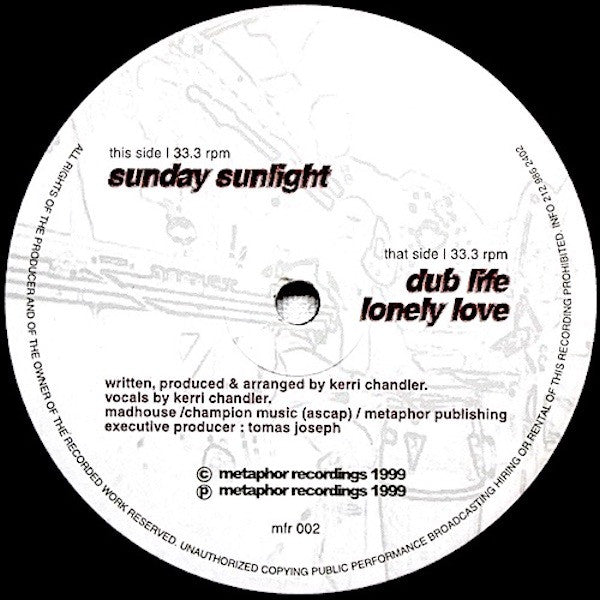 Night Moods EP Kerri Chandler