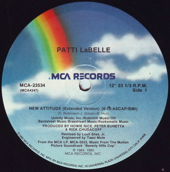 New Attitude / Axel F Patti LaBelle,Harold Faltermeyer