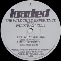 Cover art for Wildtrax Vol. 1 album by Rectangle Triangle, featuring abstract geometric design.