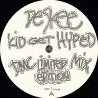 Rectangle Triangle Kid Get Hyped Special DMC Mix music album cover with vibrant artwork and bold typography.