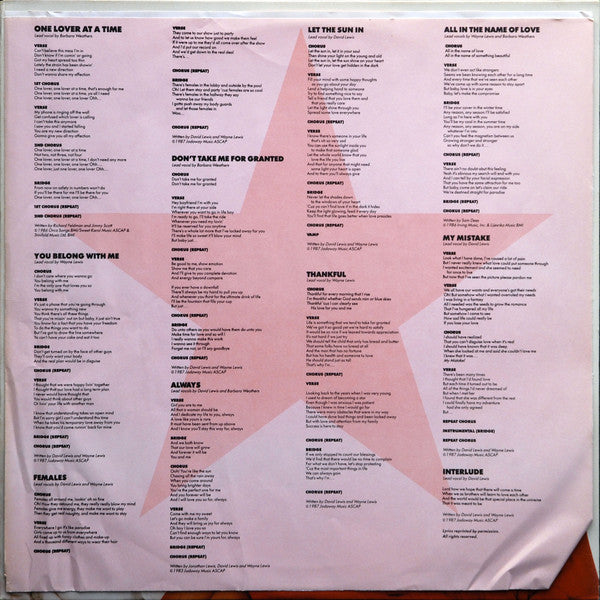 All In The Name Of Love Atlantic Starr