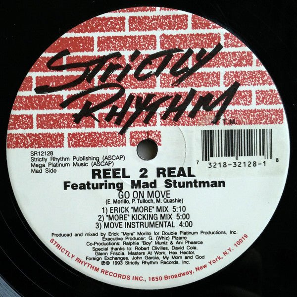 Rectangle Triangle Go On Move / I'm The Mad Stuntman album cover featuring bold text and vibrant colors.
