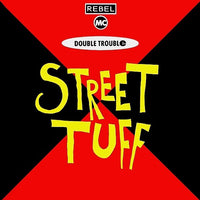 Rectangle Triangle Street Tuff 2 skateboard deck with graphic design on natural wood background.