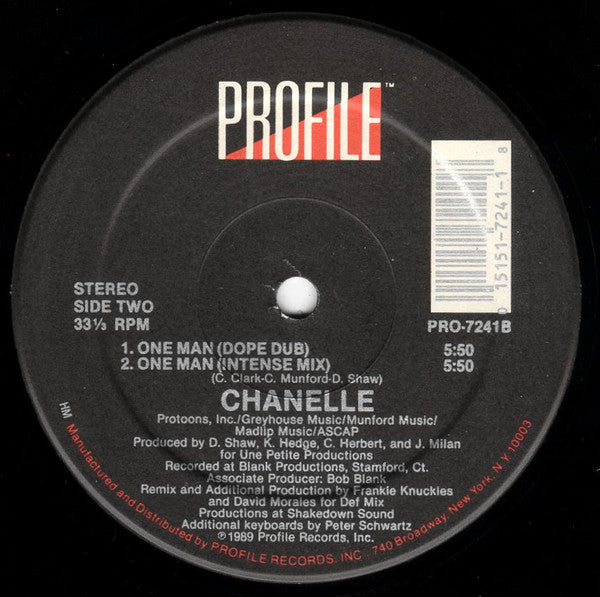One Man 2 Chanelle