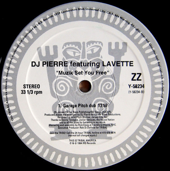 Muzik Set You Free DJ Pierre,Lavette