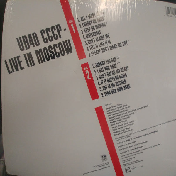 CCCP - Live In Moscow UB40