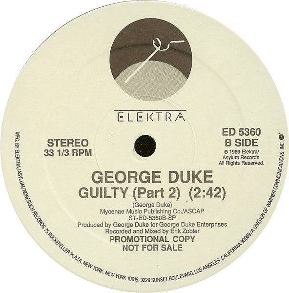 Guilty 2 George Duke