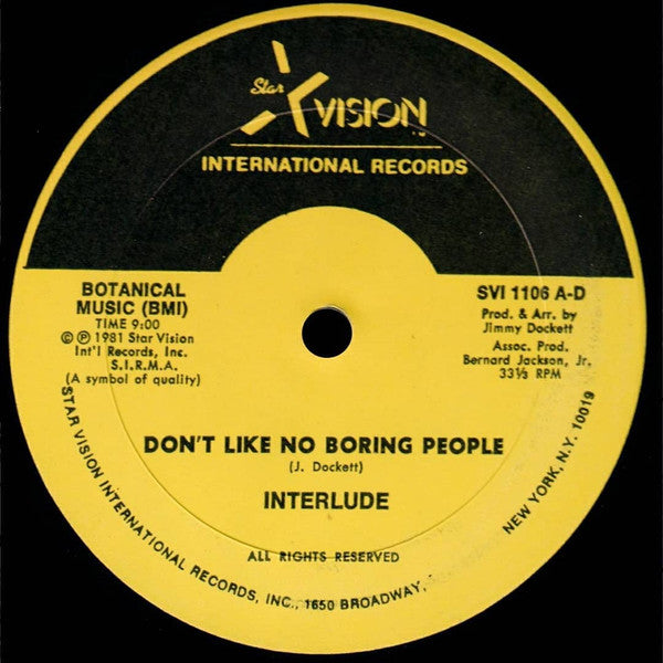 Don't Like No Boring People Interlude (6)