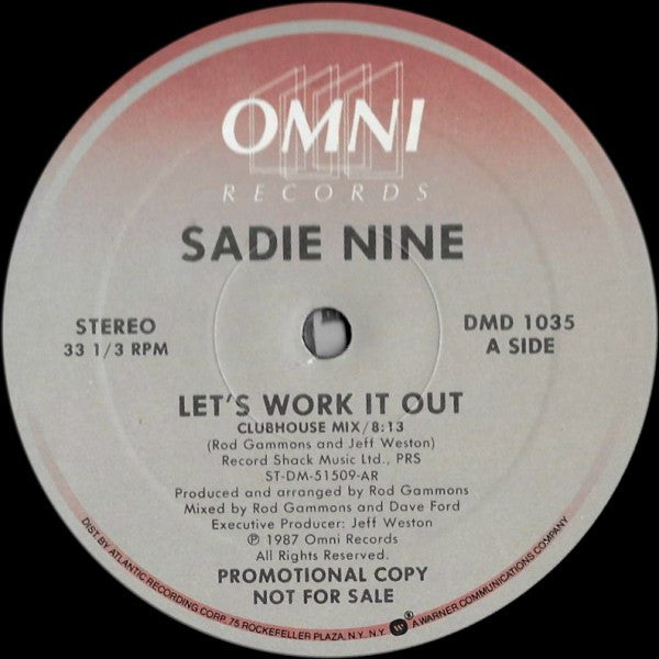Let's Work It Out Sadie Nine