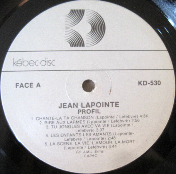 Profil 2 Jean Lapointe