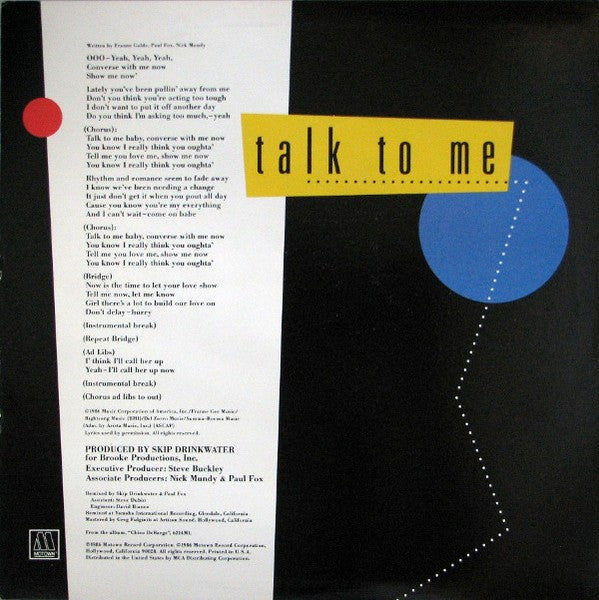 Talk To Me 3 Chico DeBarge