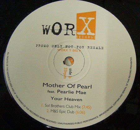 Your Heaven Urban Blues Project,Mother Of Pearl