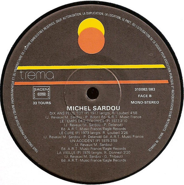 20 Chansons D'or Michel Sardou