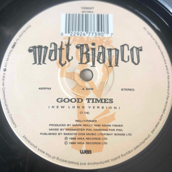 Good Times (New Long Version) Matt Bianco
