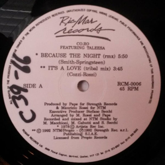 Because The Night | Rectangle Triangle  