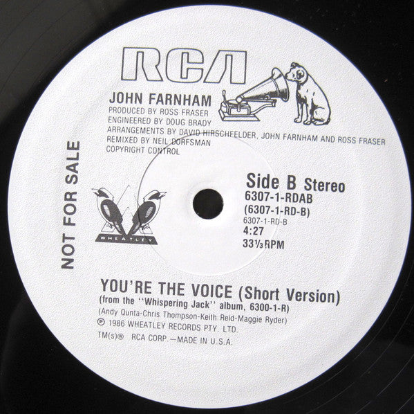 Tu es la voix John Farnham
