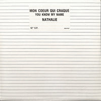 Rectangle Triangle Mon Coeur Qui Craque / You Know My Name album cover featuring abstract heart and text design.