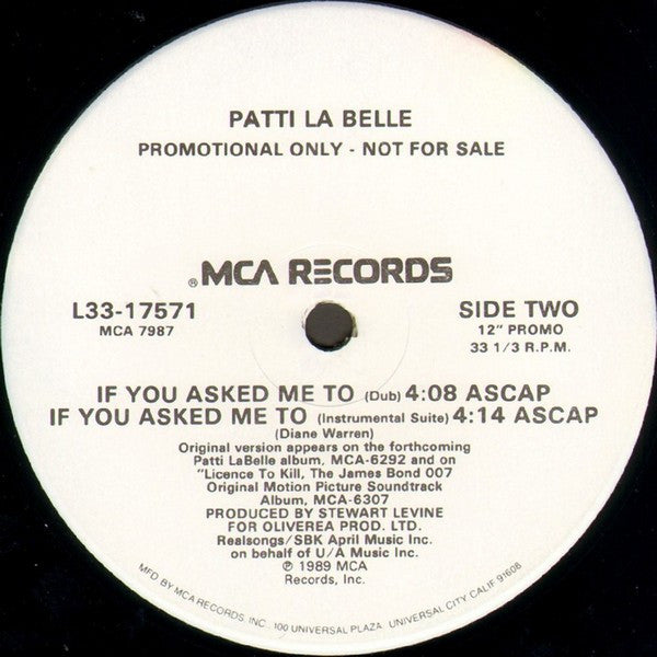 If You Asked Me To Patti LaBelle