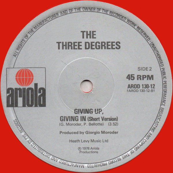 Giving Up - Giving In (Extended Version)