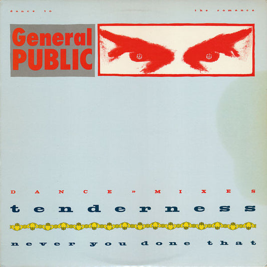 Rectangle Triangle Tenderness / Never You Done That album cover art featuring abstract design and bold typography.