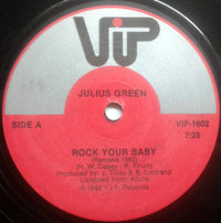 Rectangle Triangle Rock Your Baby remake 1982 album cover featuring vibrant, vintage-inspired graphic design with bold colors.