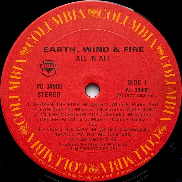 All 'N All Earth, Wind & Fire