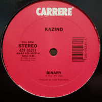 Kazino - Around My Dream, 12" vinyl, on Carrere (1985)