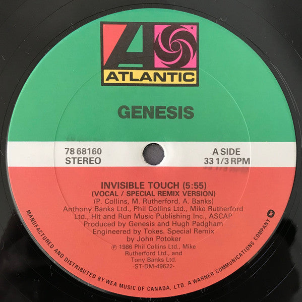 Invisible Touch (Special Remix Version) Genesis