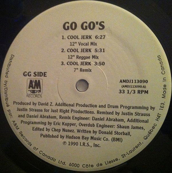 Yo Baby Yo / Cool Jerk Tarzan Dan,The John James Jungle Posse,Go-Go's