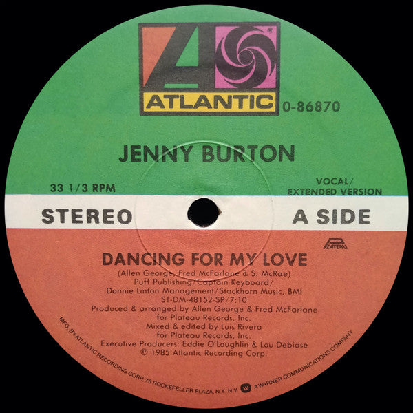 Dancing For My Love Jenny Burton