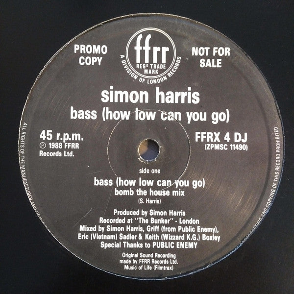 Bass (How Low Can You Go) (Bomb The House Mix) | Rectangle Triangle  