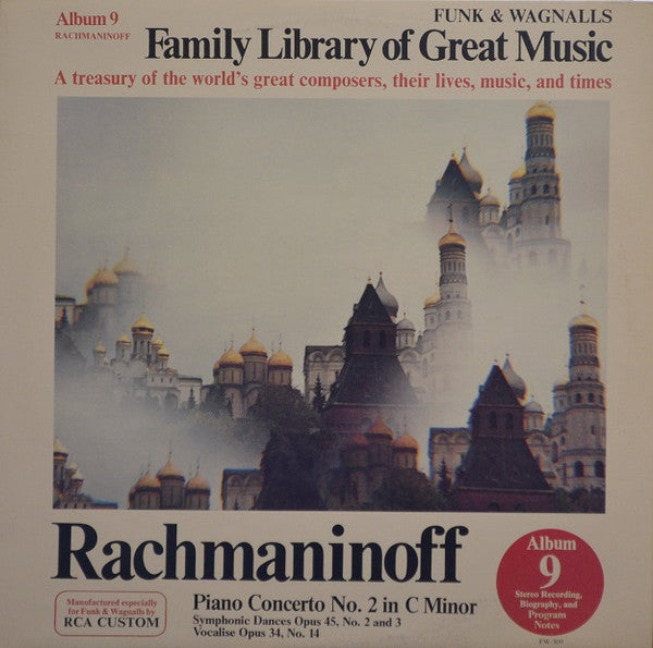 Piano Concerto No. 2 In C Minor / Symphonic Dances Opus 45, No. 2 And 3 / Vocalise Opus 34, No. 14 Sergei Rachmaninoff