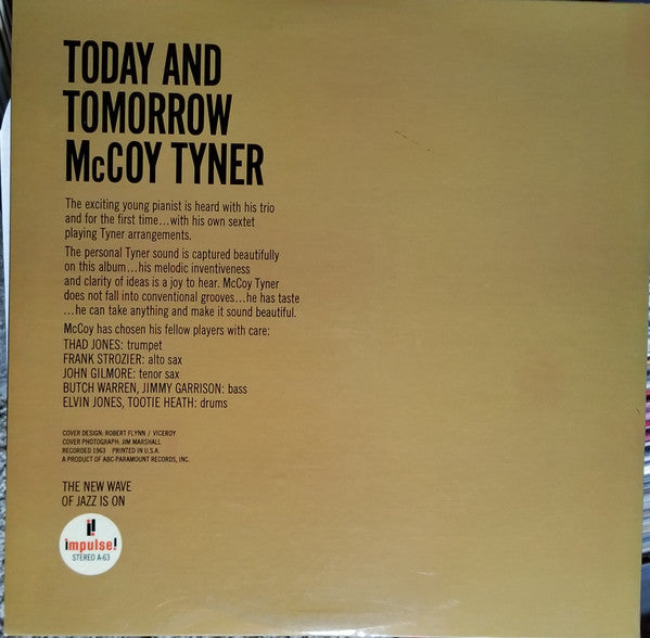 Today And Tomorrow McCoy Tyner