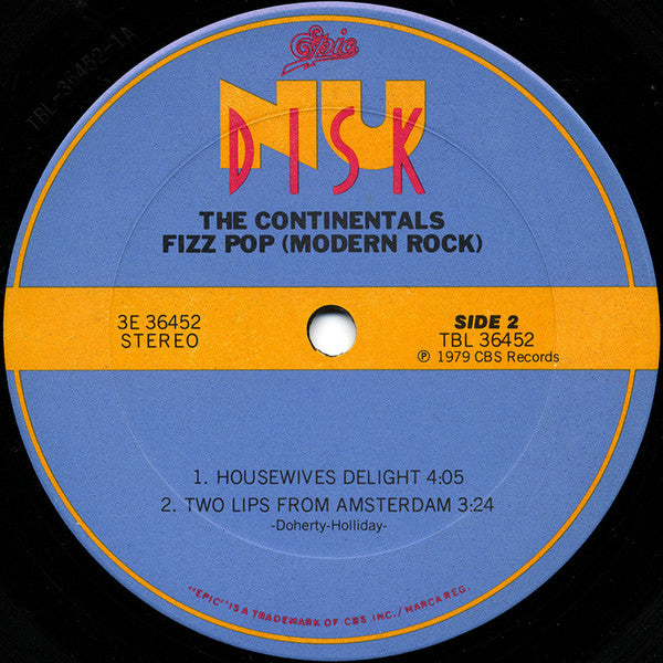 Fizz! Pop! Modern Rock The Continentals (2)