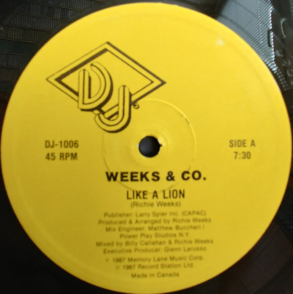 Like A Lion Weeks & Co.