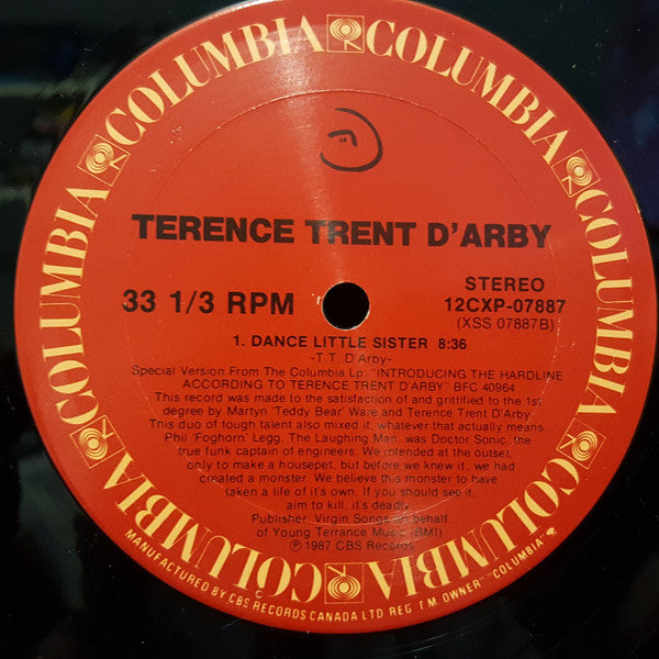 Dance Little Sister Terence Trent D'Arby