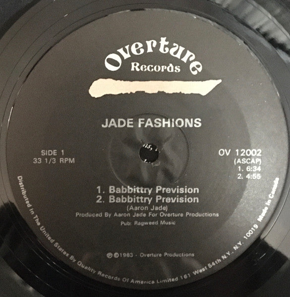 Babbittry Prevision Jade Fashions