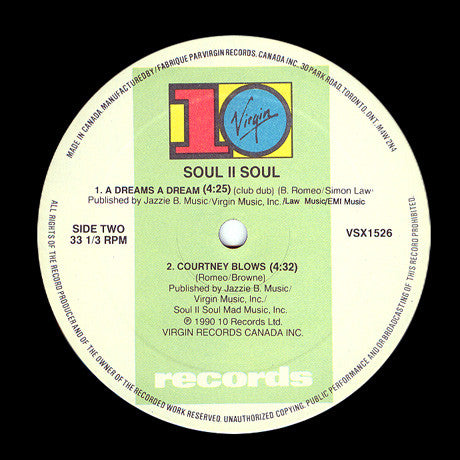 A Dreams A Dream Soul II Soul