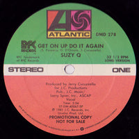 Rectangle Triangle's "Get On Up Do It Again" album cover featuring vibrant abstract art with bold colors.
