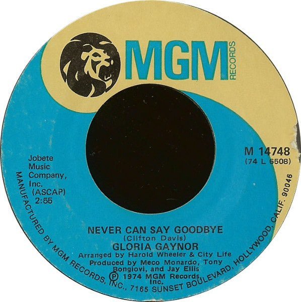 Gloria Gaynor - Never Can Say Goodbye