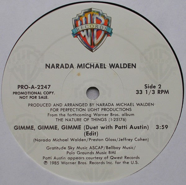 Gimme, Gimme, Gimme Narada Michael Walden