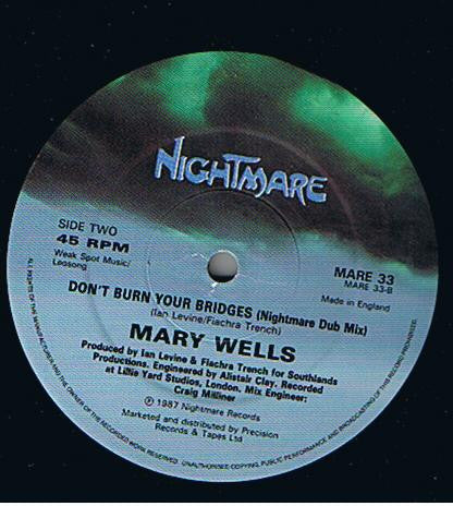 Don't Burn Your Bridges Mary Wells