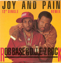 Rectangle Triangle Joy And Pain (Remix) album cover featuring abstract geometric shapes and bold typography.