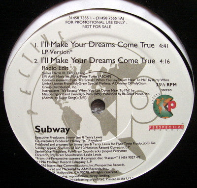 I'll Make Your Dreams Come True Subway (12)