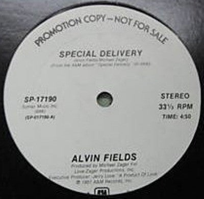 Special Delivery Alvin Fields