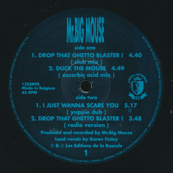 Drop That Ghetto Blaster! Mr. Big Mouse