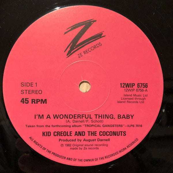 I'm A Wonderful Thing Kid Creole And The Coconuts