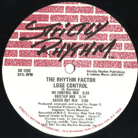 The Rhythm Factor - Phase 1 / Lose Control