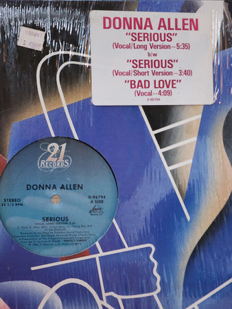 Serious 3 Donna Allen